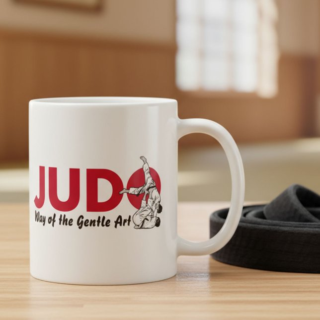 Mug Judo - Way of the Gentle Art | Martial Arts Design (Créateur téléchargé)