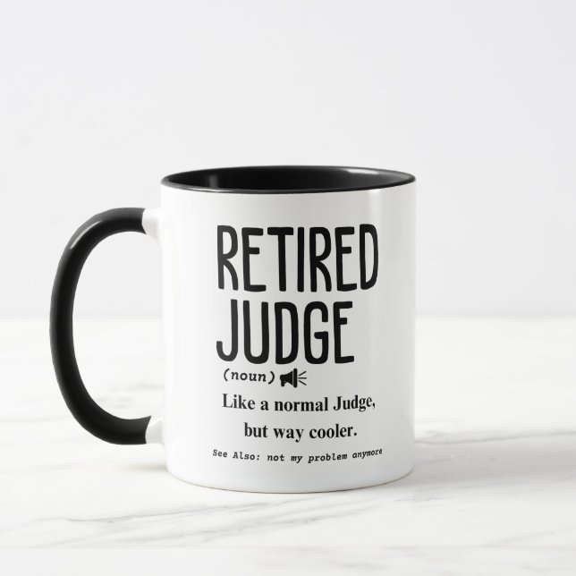 Mug Juge à la retraite (Gauche)