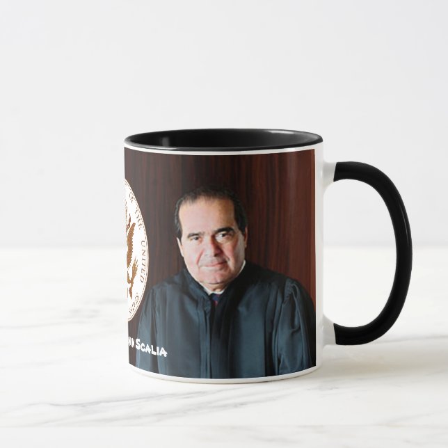 Mug Juge Antonin Scalia - court suprême des États-Unis (Droite)