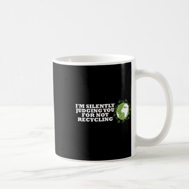 Mug Jugement Silencieux Pour Ne Pas Recycler P De l'en (Droite)