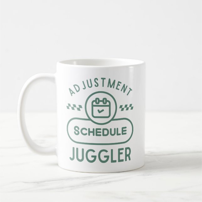 Mug Juggleur de calendrier d'ajustement (Gauche)