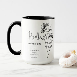 Mug Juin Flower Girl   Fleur de naissance Honeysuckie