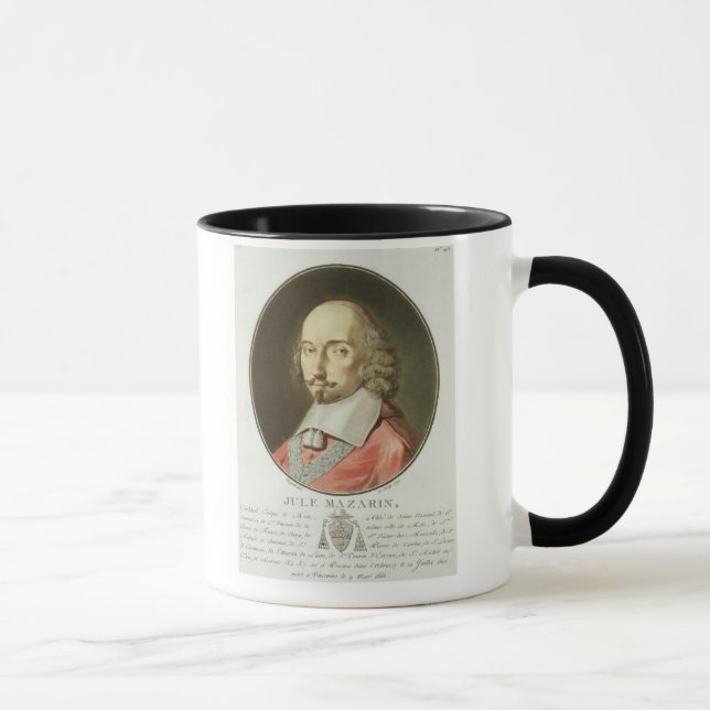 Mug Jules cardinal Mazarin (1602-61) des 'portraits d (Droite)