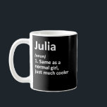 Mug JULIA Définition Personnalized Funny Birthday<br><div class="desc">JULIA Définition Personalized Nom Funny Birthday Venin Idea</div>