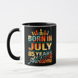 Mug July 1937 85 Years Old 85th Birthday Toxits Candle