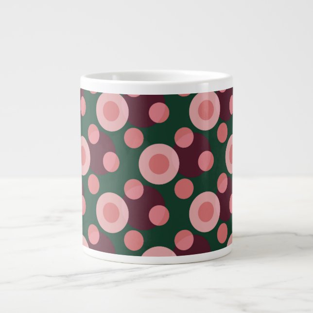 Mug Jumbo à motif pois Retro Bold (Devant)