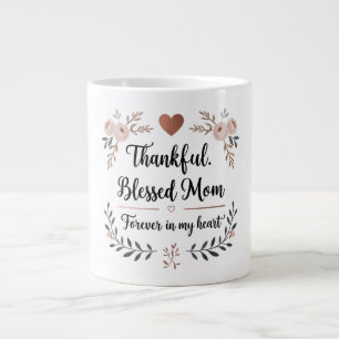 Mug Jumbo avec élégant script Rose