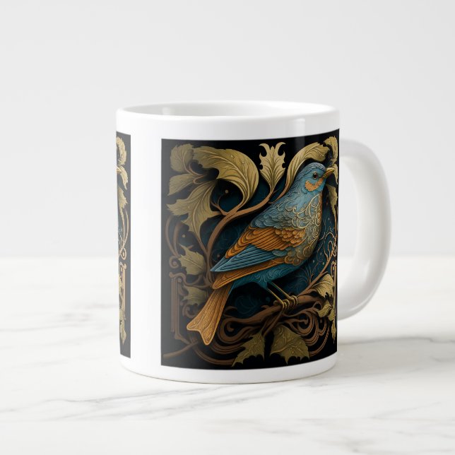 Mug Jumbo Bird Art Nouveau (Devant droit)