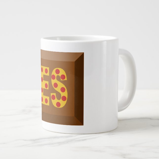 MUG JUMBO BLANCHE CHOCOLAT BONBONS ES ESPANA (Devant droit)