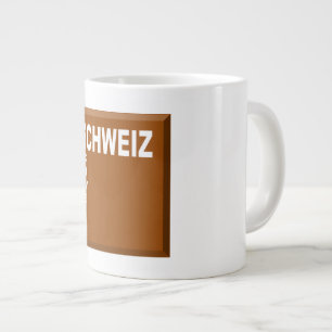 MUG JUMBO BLANCHE  CHOCOLAT SCHWEIZ