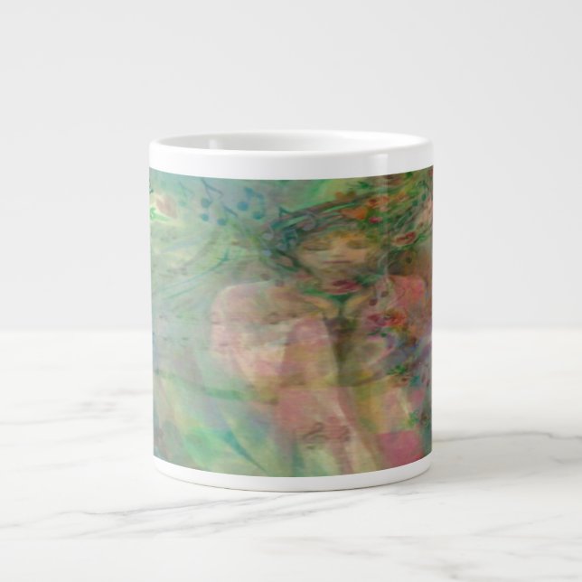 Mug jumbo de 20 oz "La Radio Fréquence", vue cosmi (Devant)