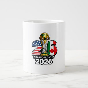 Mug Jumbo Élégant Coupe du Monde FIFA 2026