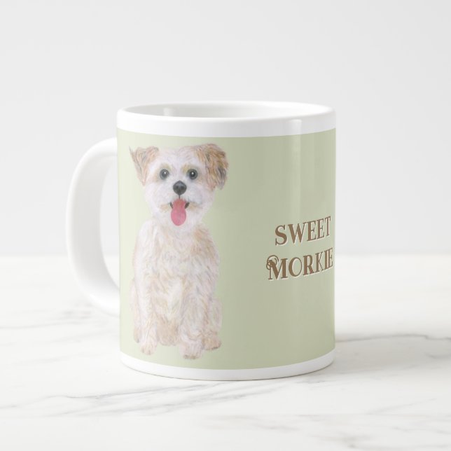 Mug Jumbo Morkie Sucré (Devant gauche)
