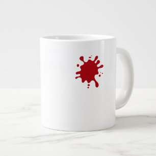 Mug Jumbo Personnalisé – Design Éclaboussure Rouge
