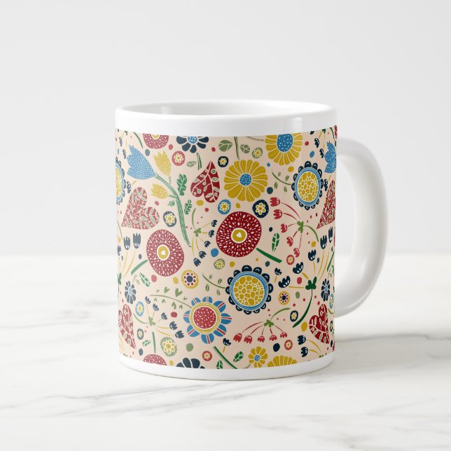 Mug Jumbo pour utilisations multiples (Devant droit)