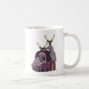 Mug Jumeaux de cerfs en violet