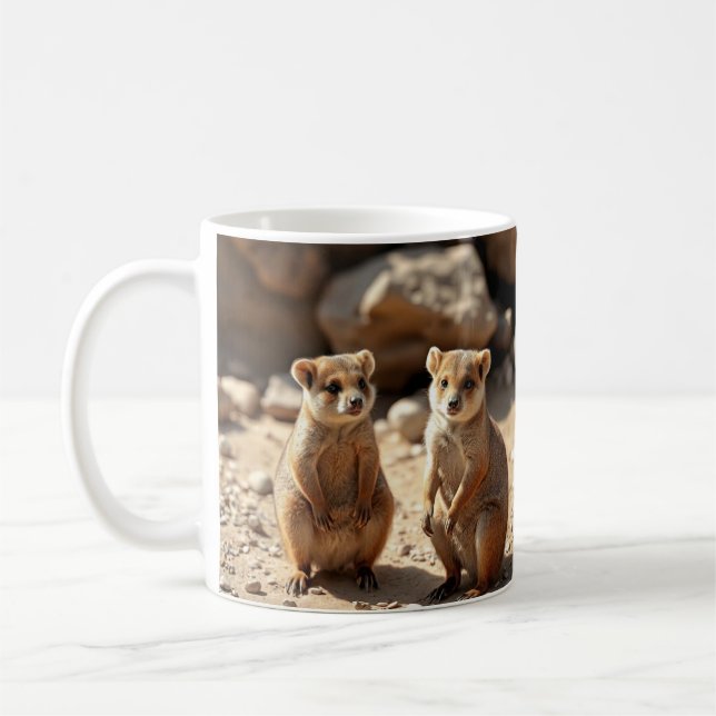 Mug Jumeaux Quokka australiens (Gauche)