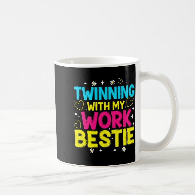 Mug Jumelage avec mon travail, c'est-à-dire ami de la  (Droite)