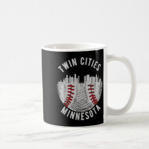 Mug Jumelles villes cool Minnesota Mn Baseball Skyline