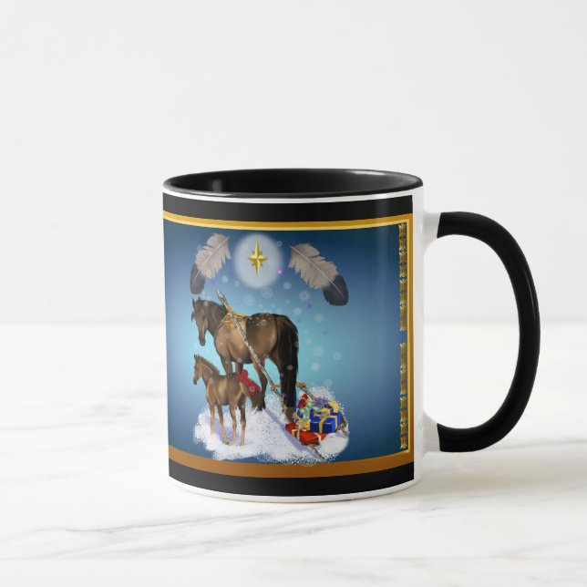 Mug Jument et colt de Noël (Droite)