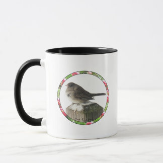 Mug Junco aux yeux foncés en hiver
