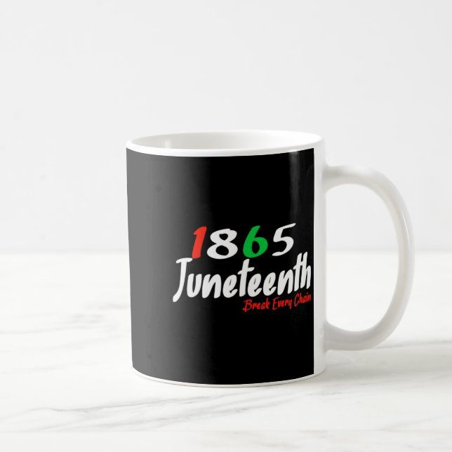 Mug junenth 1865 briser chaque chaîne mélanine noir fr (Droite)