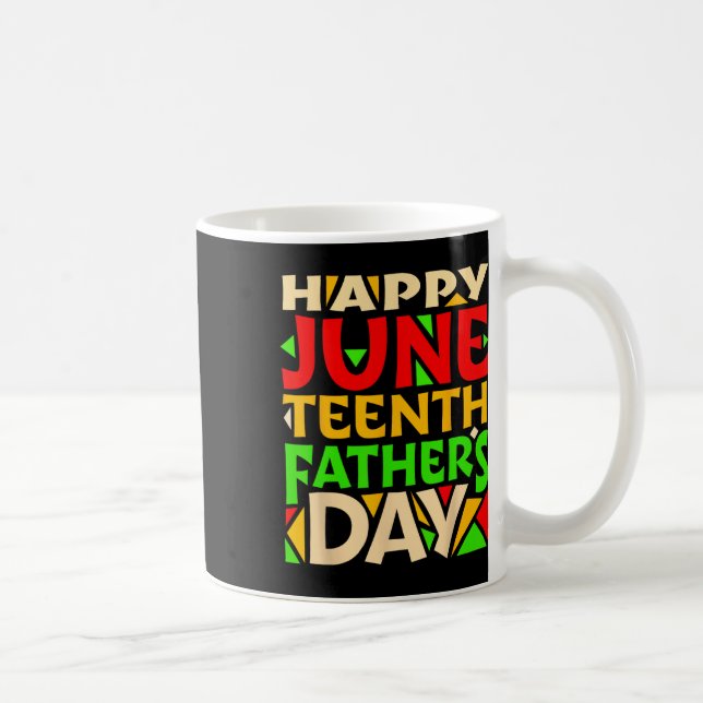 Mug Junetdix Fête des pères noire Bonne fête Celebr (Droite)