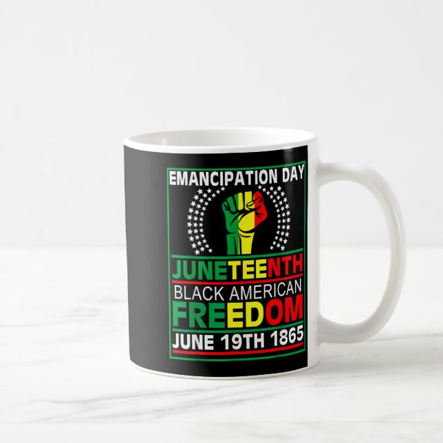 Mug Juneteenth 1865 est le jour de l'indépendance des  (Droite)