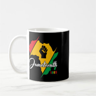 Mug Juneteenth 1865 Histoire des Noirs Femmes Liberté