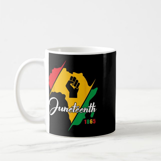 Mug Juneteenth 1865 Histoire des Noirs Femmes Liberté  (Gauche)