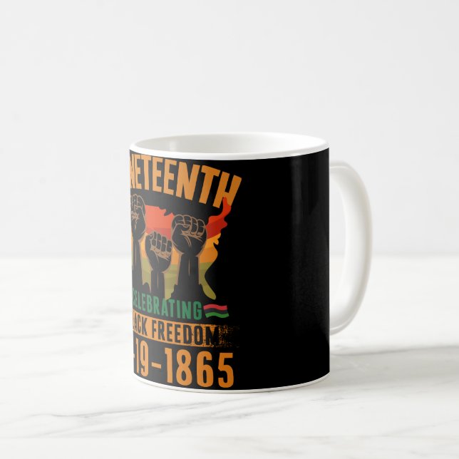 Mug Juneteenth Celebrating Black Freedom 186 African (Devant droit)