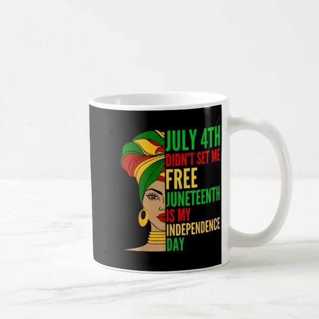 Mug Juneteenth est le jour de l'indépendance Melanin F (Droite)