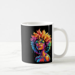 Mug Juneteenth femme noire reine Afro Africaine Mélani