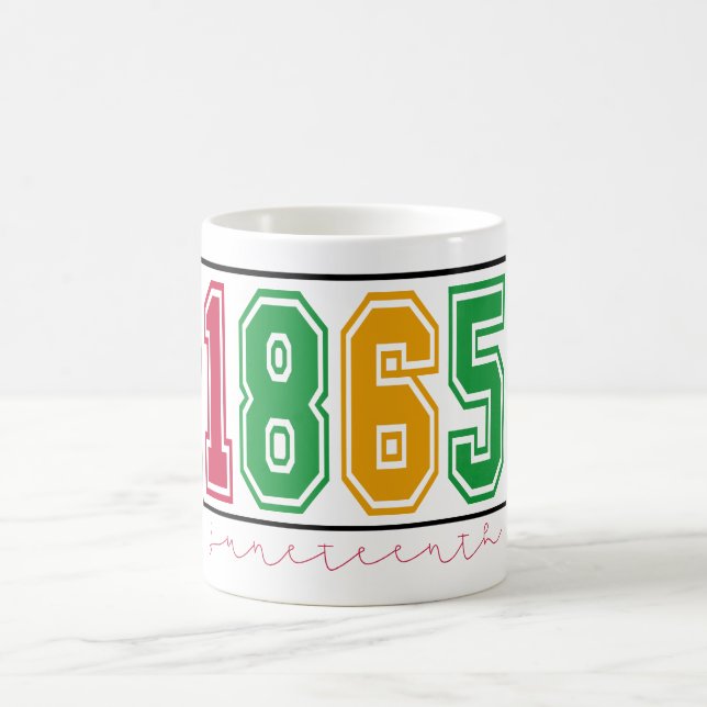 Mug Juneteenth - Histoire des Noirs  (Centre)