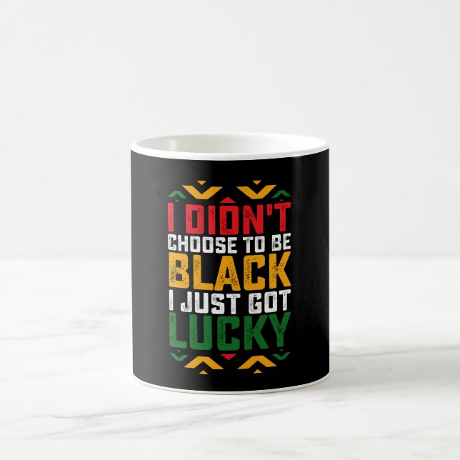 Mug Juneteenth Je n'ai pas choisi d'être noir (Centre)