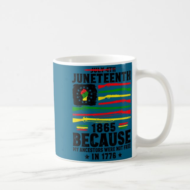 Mug Juneteenth liberté 1865 droits africain noir fiert (Droite)