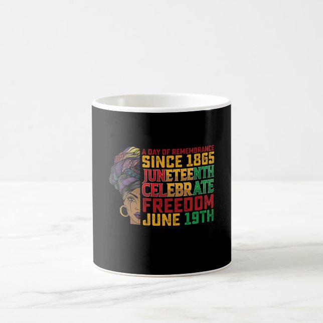 Mug Juneteenth une journée de souvenir de la liberté n (Centre)
