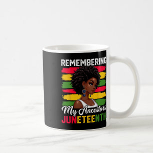 Mug Junetten Femmes Chemise Africaine Américaine Fille