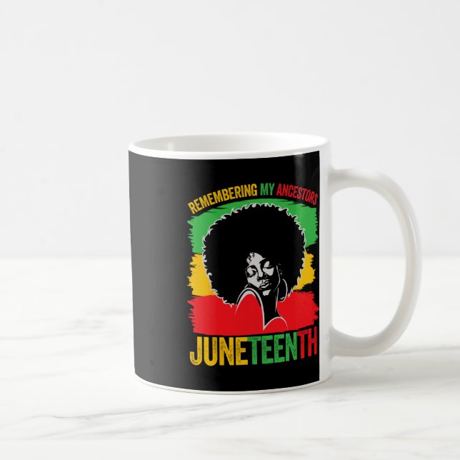 Mug Junetten Femmes noires Ancêtres afro-américains (Droite)