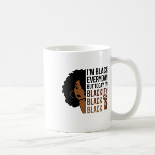 Mug Junetten Je suis Blackity Black Woman Afro African