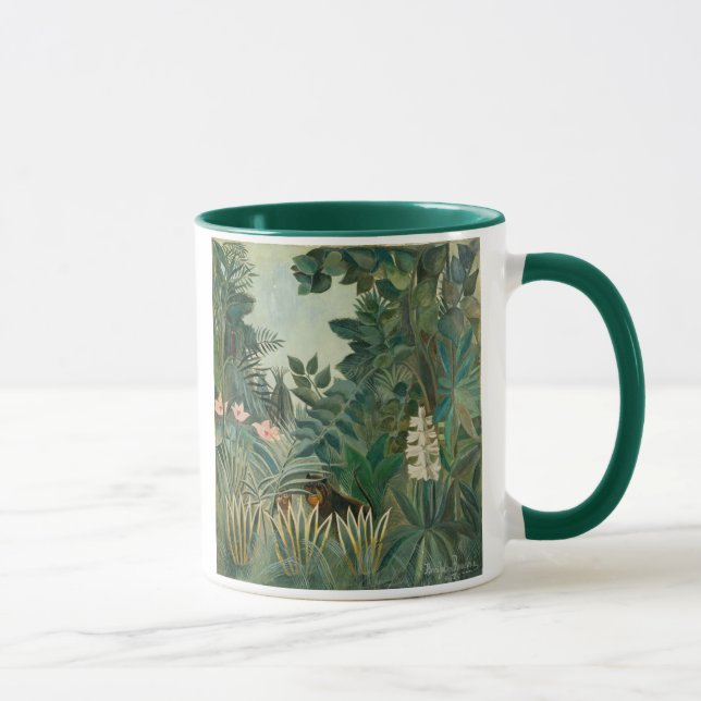 Mug Jungle équatoriale, 1909 (huile sur la toile) (Droite)
