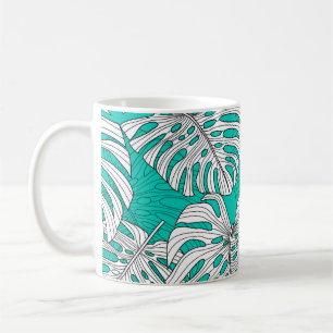Mug Jungle Feuille Tropical Floral sans fil