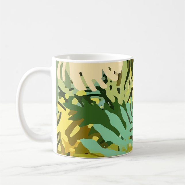Mug Jungle Feuille tropicale (Gauche)