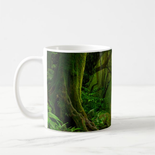 Mug jungle népalaise avec rivière, forêt, sol, rivière (Gauche)