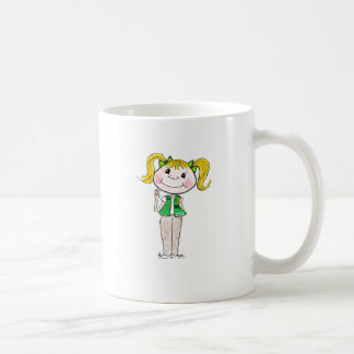 Mug Junior de fille scout gardant la promesse
