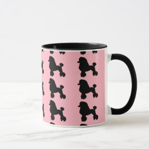 Mug Jupe de caniche rose des années 1950 inspirée de