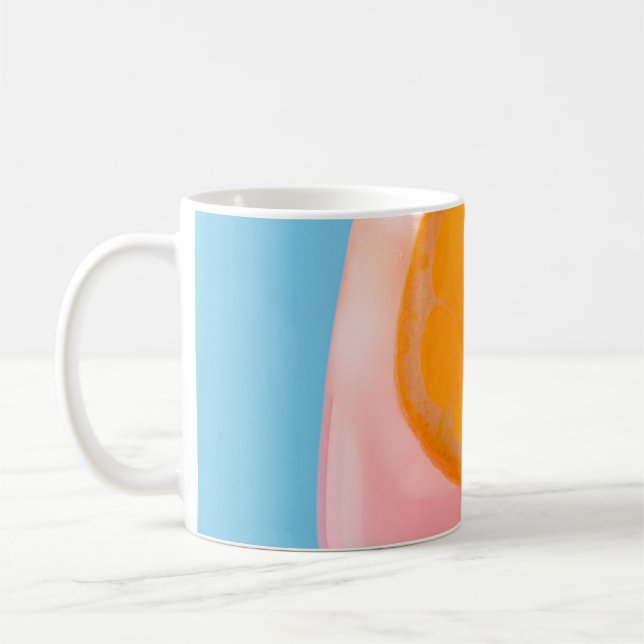 Mug Jus d'orange en verre transparent (Gauche)