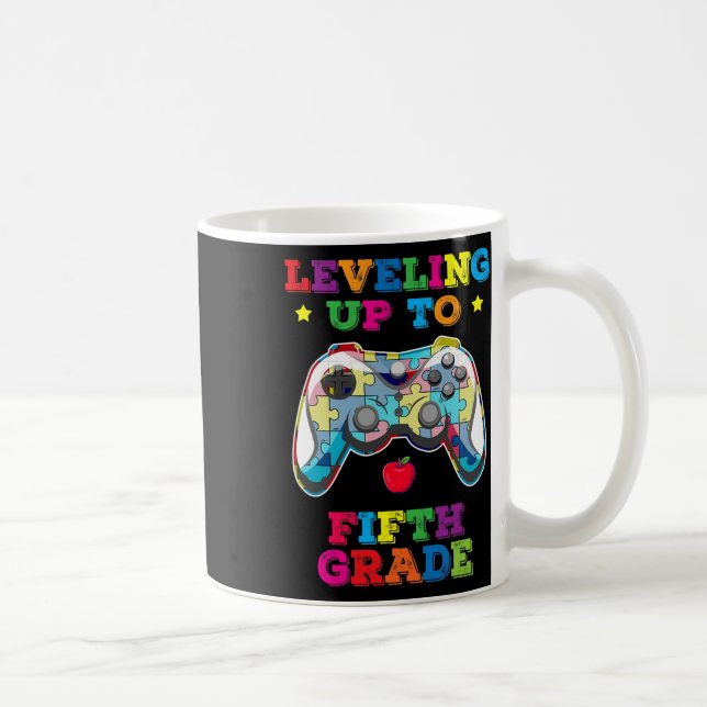 Mug Jusqu'À 5E Année Gamer Autisme Gamer Ck À L'École (Droite)