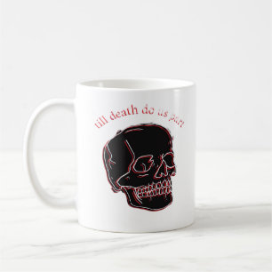 Mug Jusqu'À Ce Que La Mort Nous Part - Glitch Crâne Av