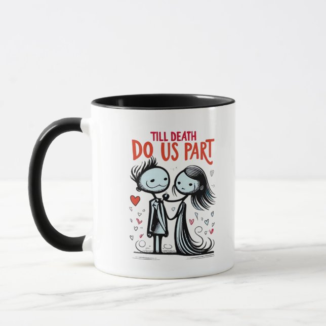Mug Jusqu'à ce que la mort nous sépare - classique (Gauche)